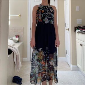 Floral light and flowy summer dress
